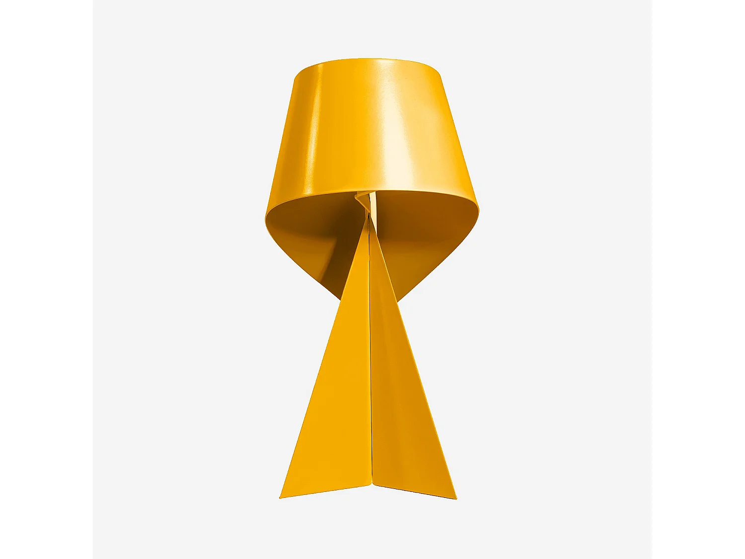 Habitat - Édition limitée - Lampe de table en métal - 50 cm - Jaune Soleil - Design by Claire Norcross - Ribbon