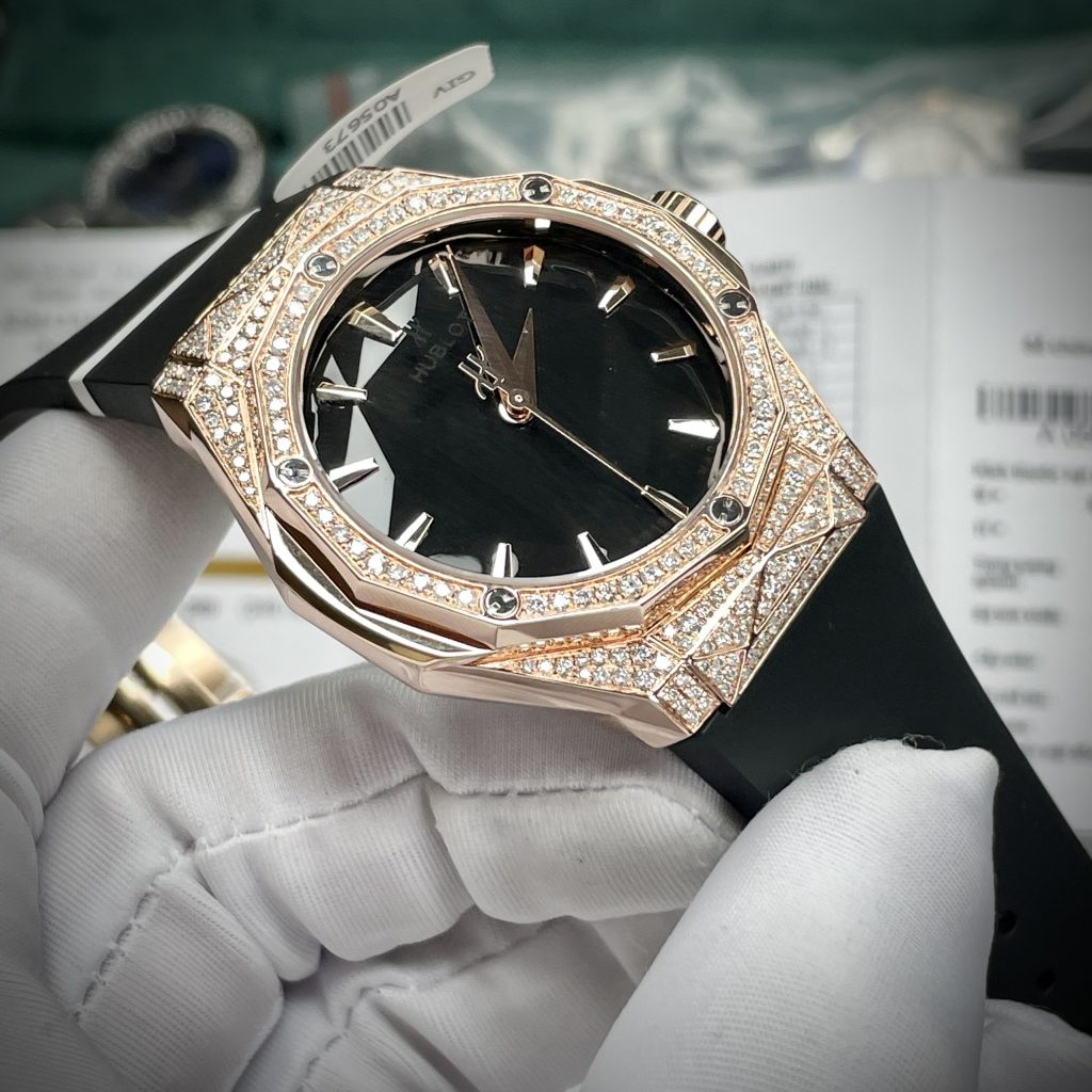 Hublot Replica 11 Watch Orlinski King Gold With Natural Diamonds 40mm - Top club