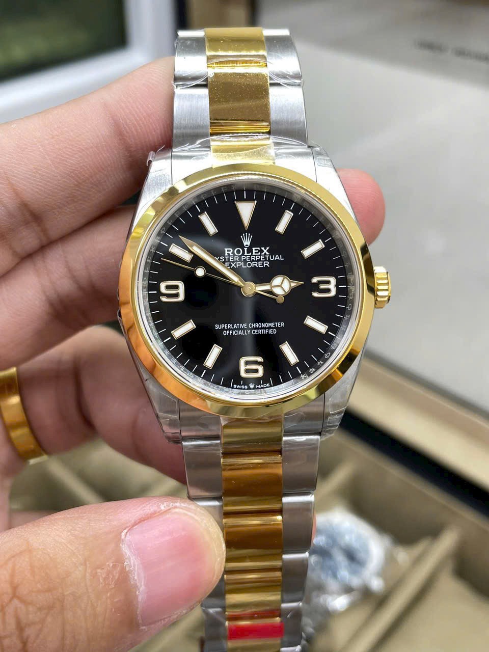 Rolex Replica Watches Explorer 124273 Dial Black VS Factory 36mm - Elite Watch Atelier