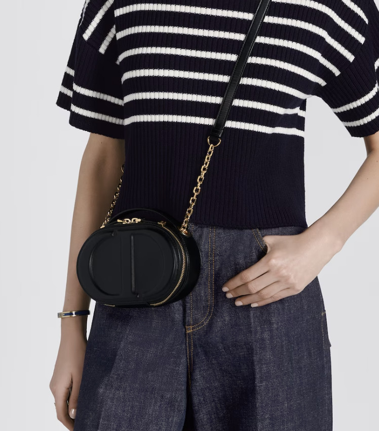 CD Signature Oval Camera Bag Blue For Women S2201UTZQ_M928- 18 Cm/ 7 Inches1:1High-quality replica