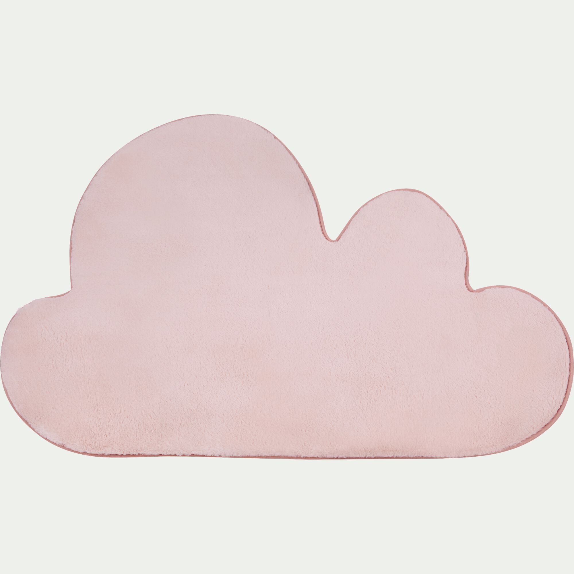 MORGIOU - Tapis forme nuage rose