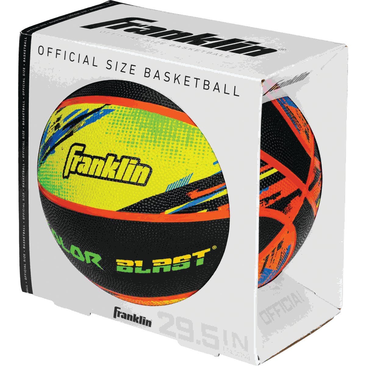 Franklin Indoor/Outdoor Color Blast Series Basketball, Official Intermediate Size