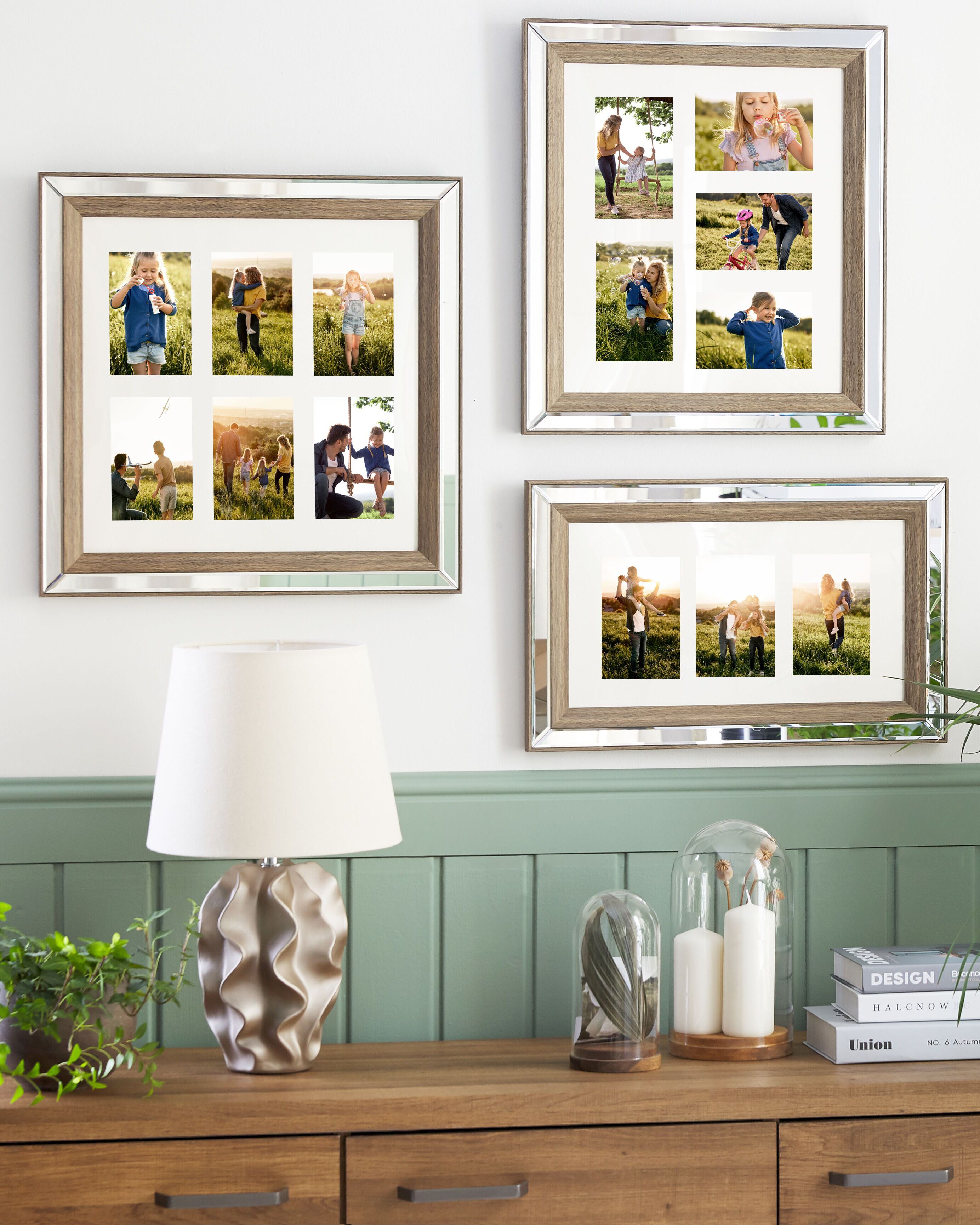 Frame for 5 Photos SINTA Silver