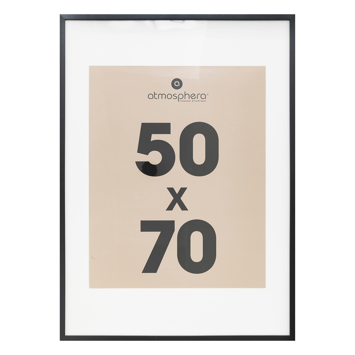 Photo frame "Manu" Black, 50x70 cm