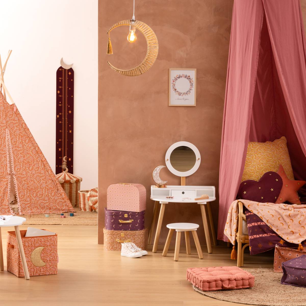 Set of 3 "Bella" Suitcases Multicolor, 36x17 cm