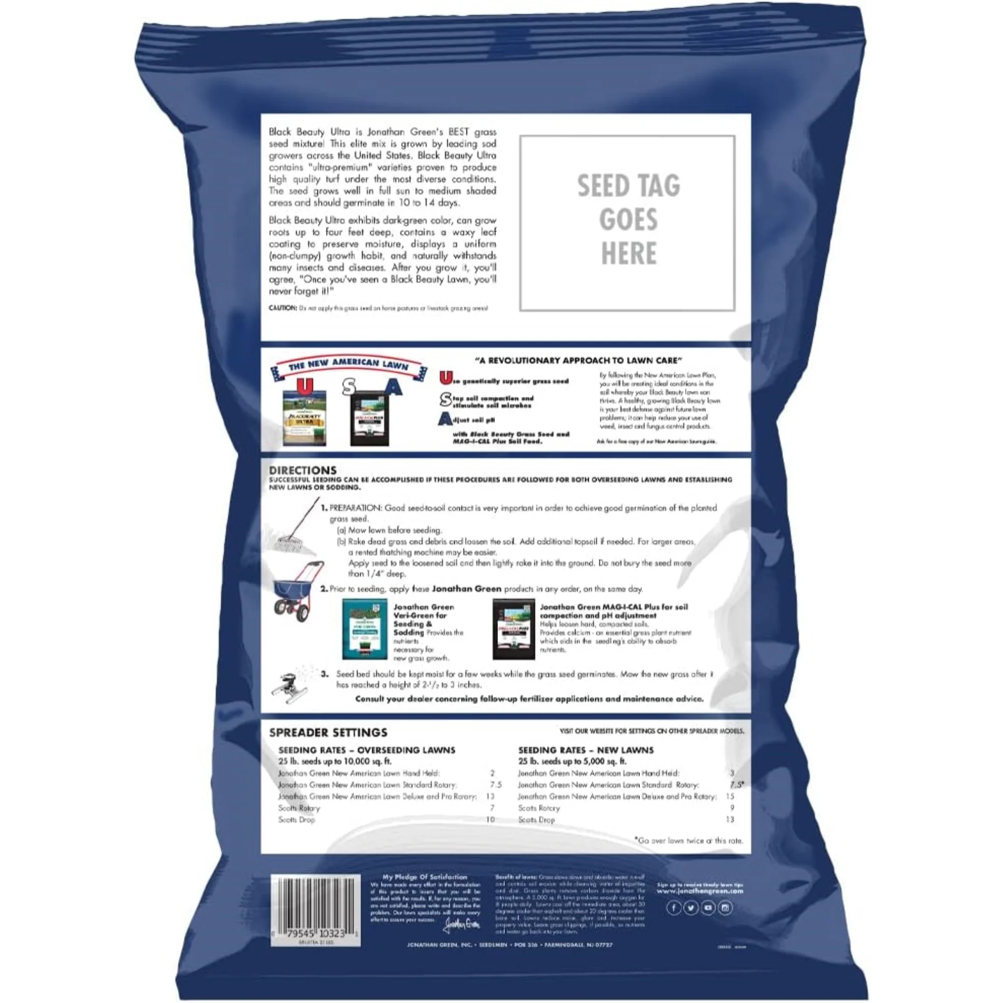 Jonathan Green 10323 Black Beauty Ultra Grass Seed Mix, 25 Pounds - Image 4