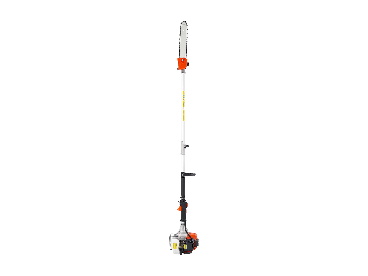 Élagueuse Thermique SucceBuy sur Perche à 2 Temps, 52 cc, Élagueuse sans Fil à Essence, avec Perche Extensible 2,2 m-2,94 m, Guide-chaîne 35,6 cm