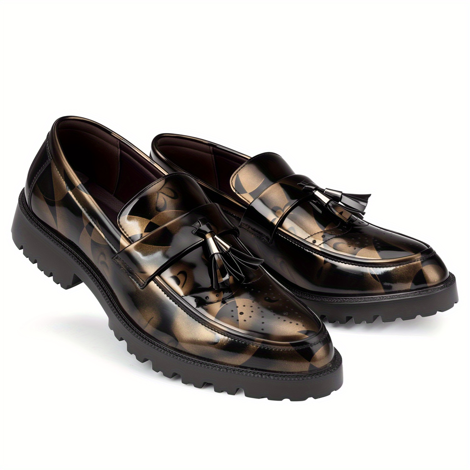 Trendy Classic Slip-On Loafers with Tassels