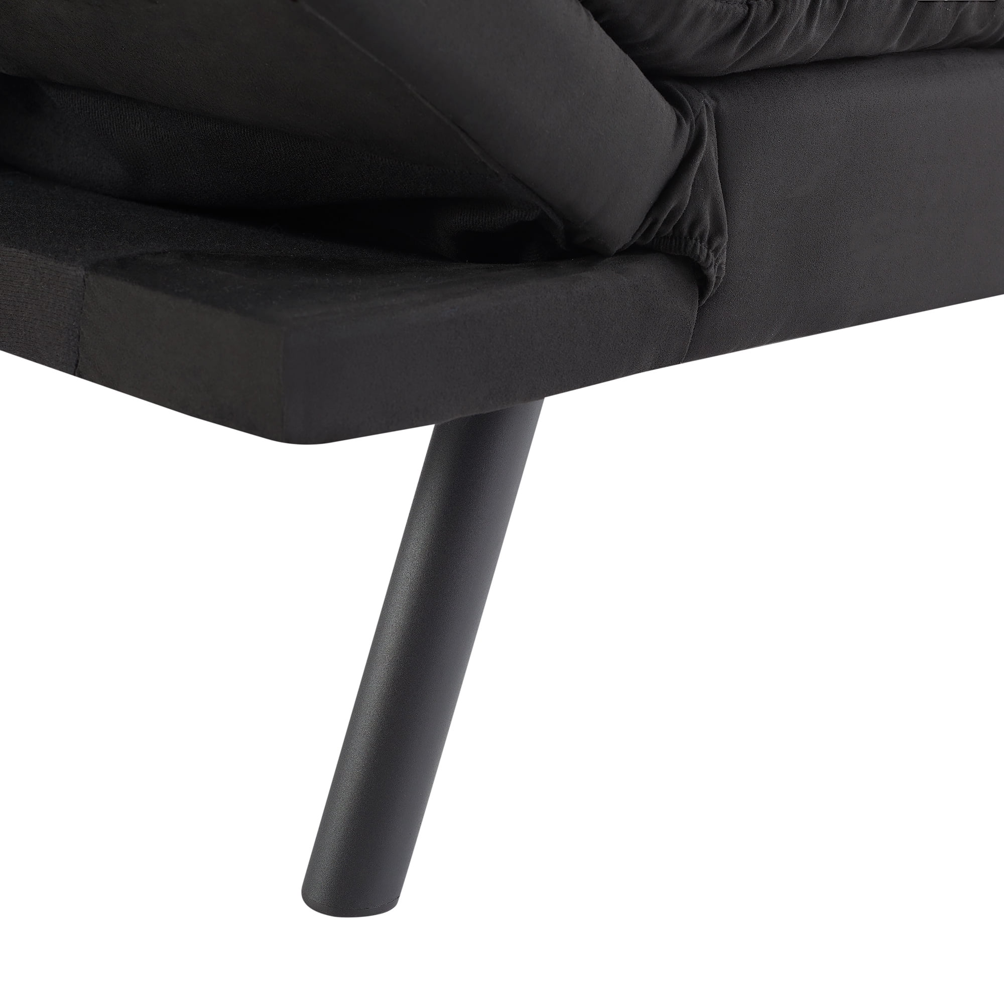 Mainstays Memory Foam Futon with 72",Black - Image 6