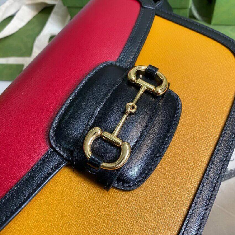 Replica Gucci Horsebit 1955 Small Bag 602204 In Brick/Sand Leather1:1High-quality replica