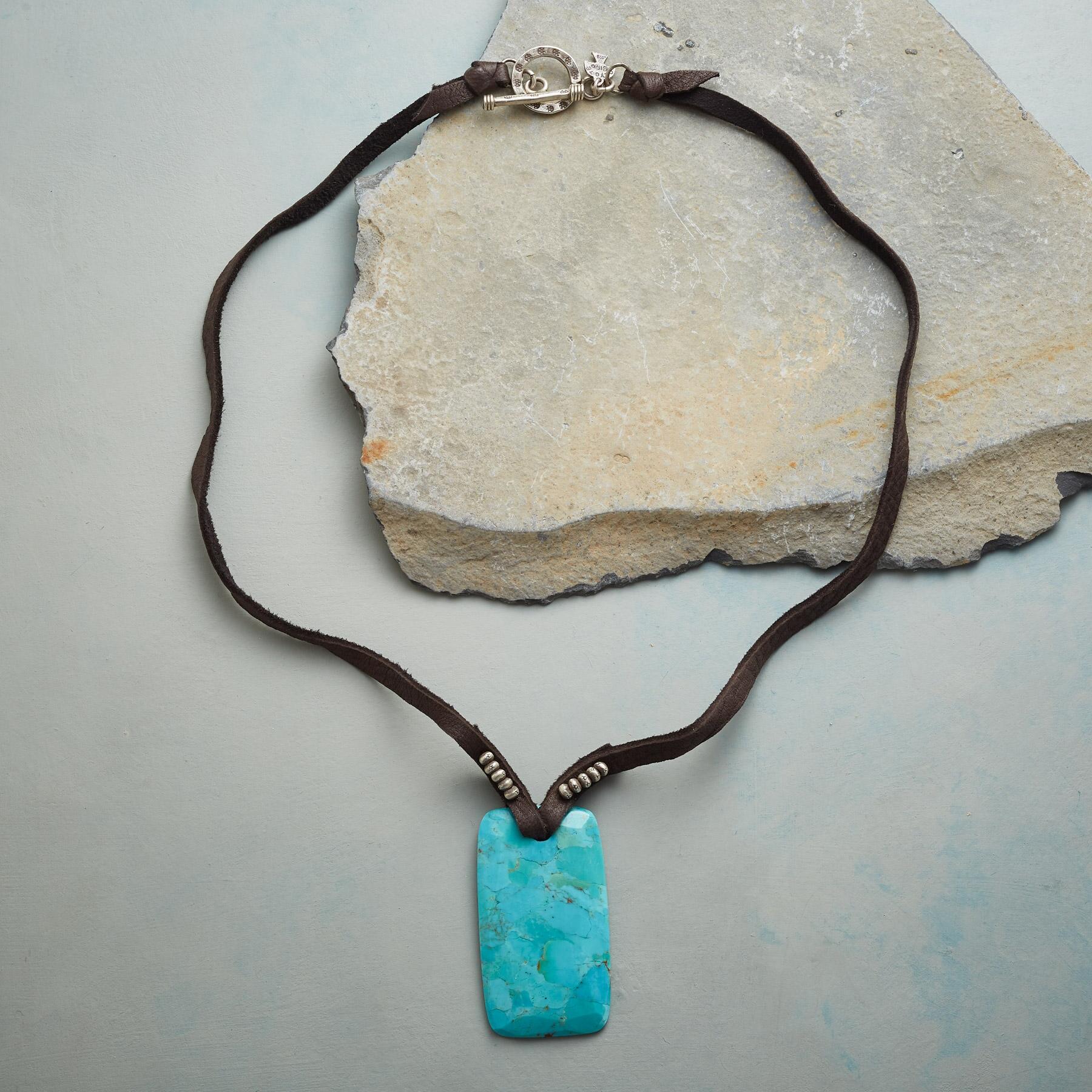 Turquoise Amulet Necklace - Sundance Clothing