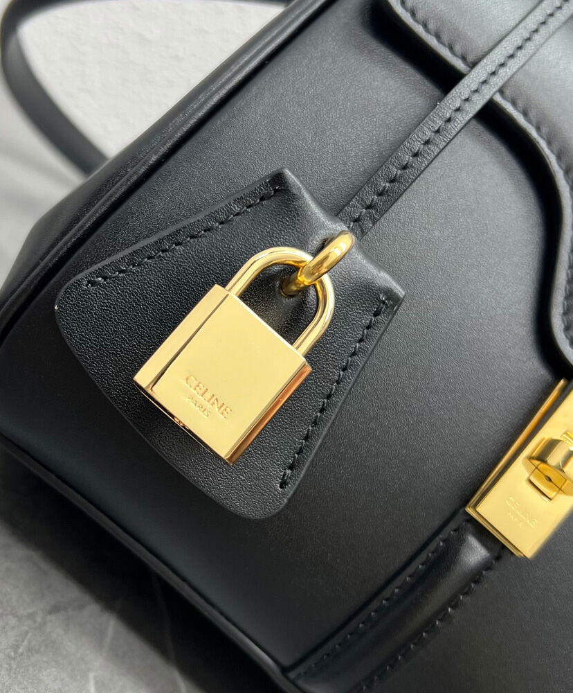 Celine Mini 16 In Natural Calfskin Black1:1High-quality replica
