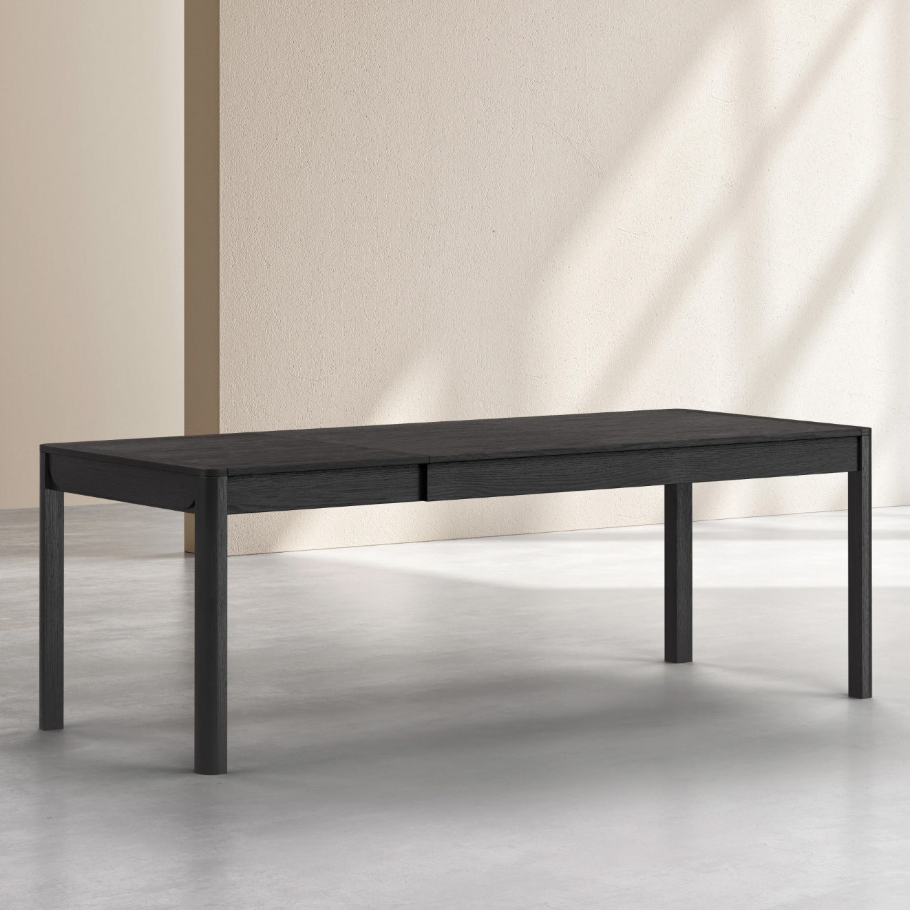 Blokker Brikk Eettafel Uitschuifbaar - Essen / Zwart