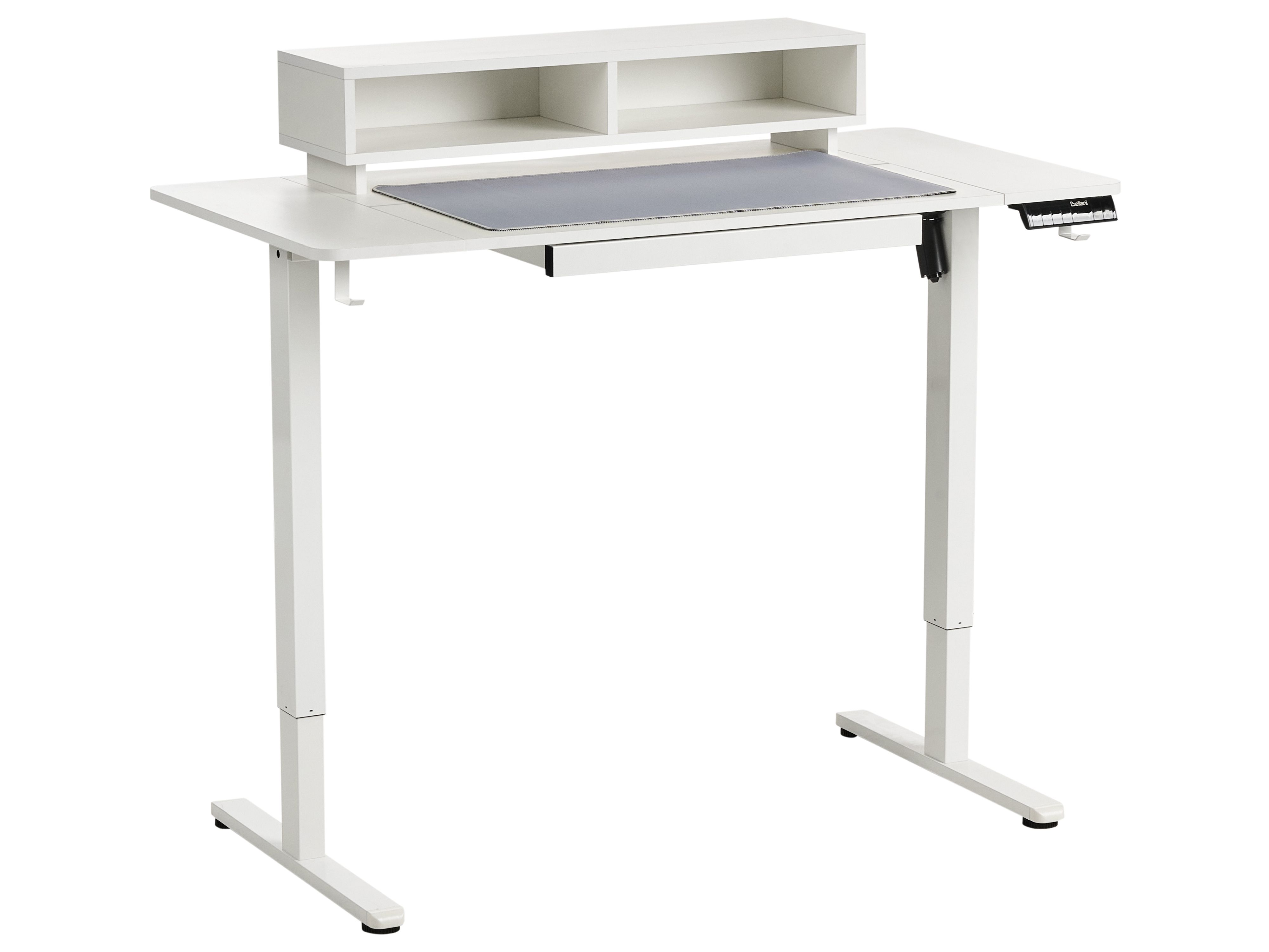 Electric Adjustable Standing Desk LUCAMA White 120 cm 60 cm with USB Port