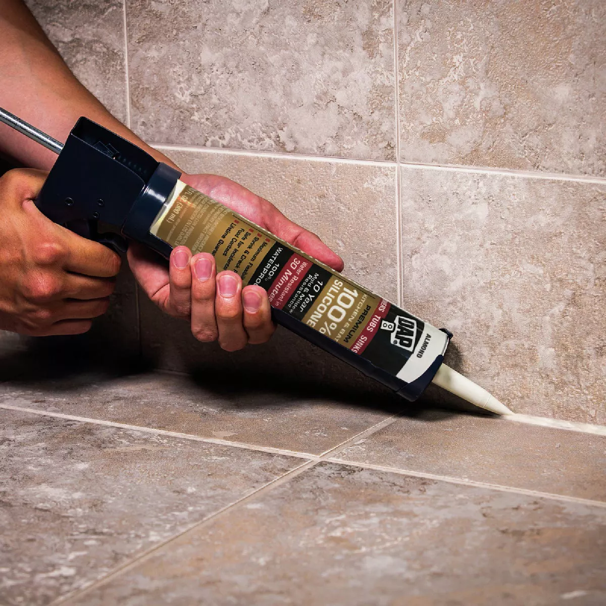 DAP Silicone Max 2.8 Oz. White Premium Kitchen, Bath & Plumbing 100% Silicone Sealant
