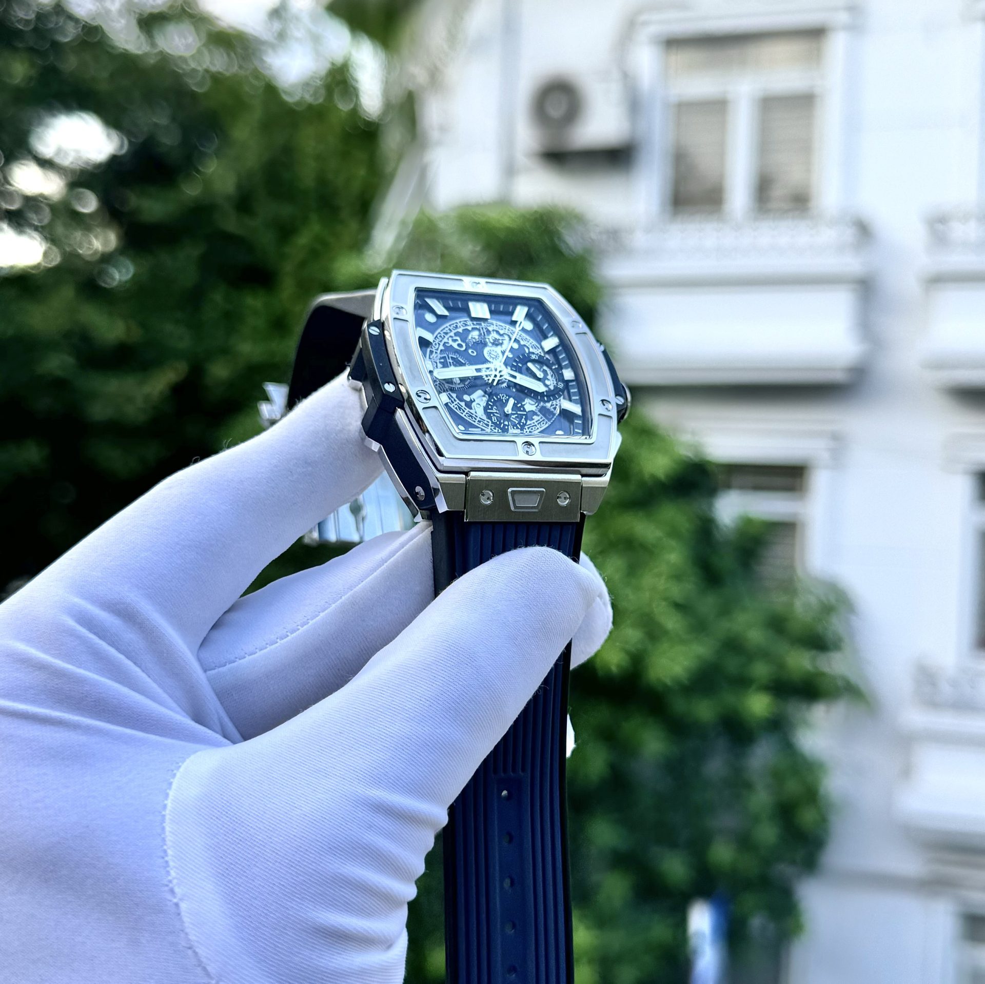 Hublot Replica 1:1 Watch Spirit Of Big Bang Blue Titanium Chronograph 42mm - Top club