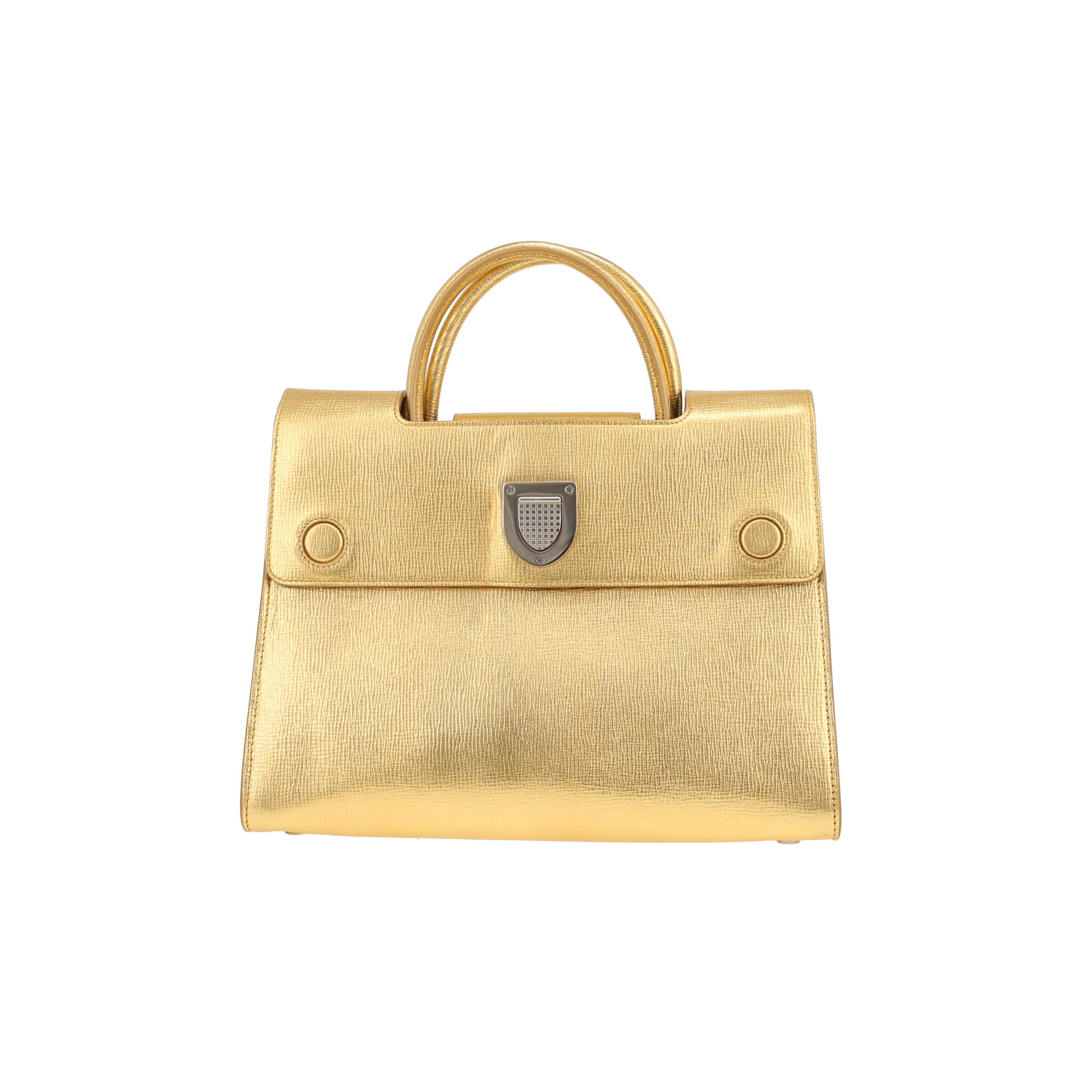 Dior Diorever handbag in gold leather1:1High-quality replica