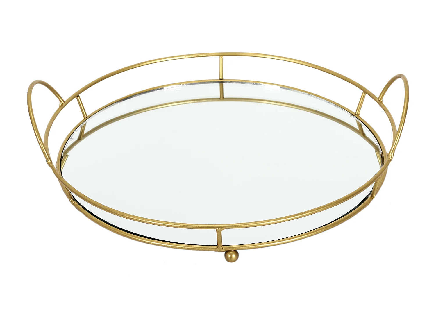 Plateau De Presentation - HOME DECO FACTORY - Miroir - Or