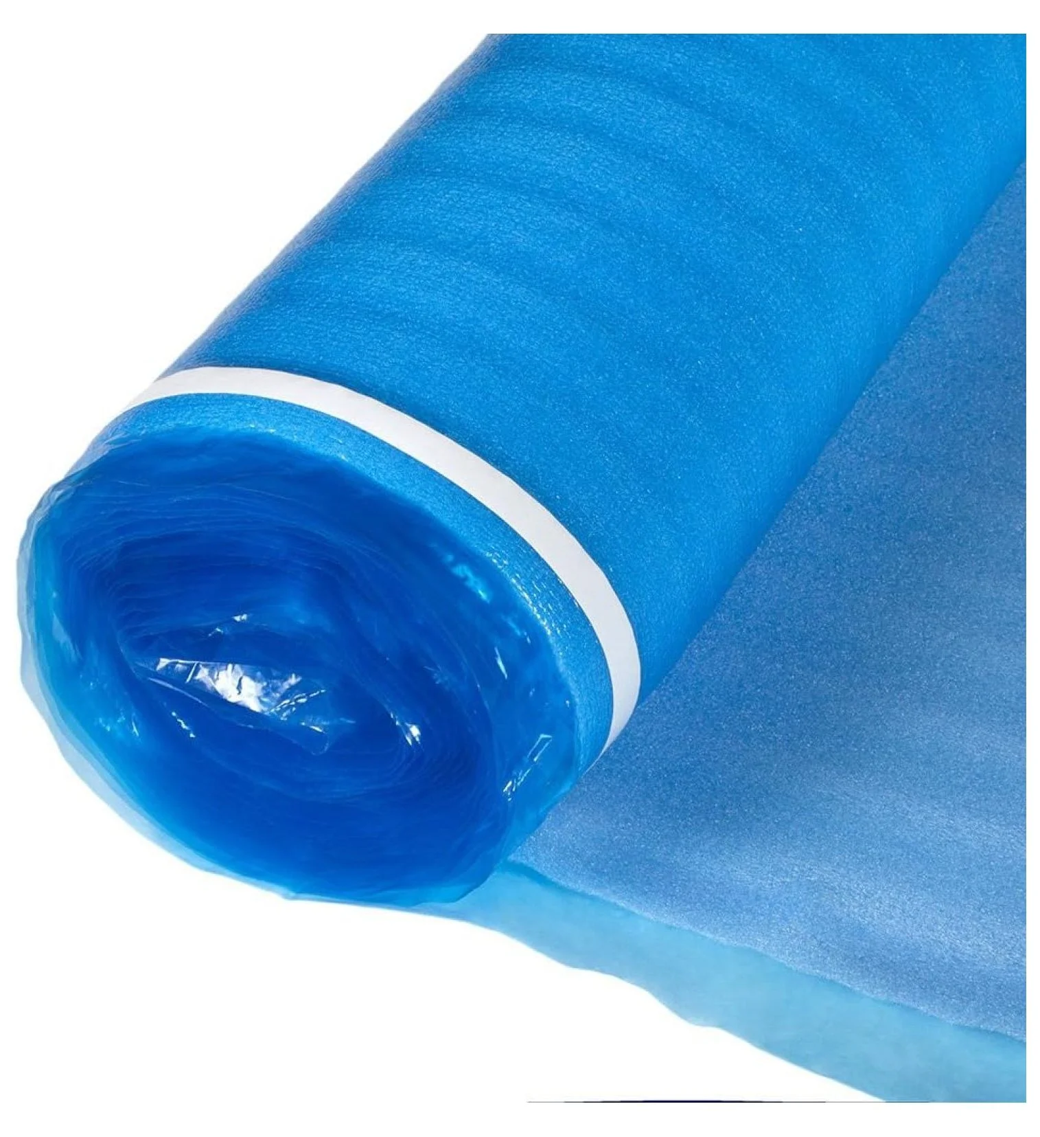 3in1 Vapor Barrier Flooring Underlayment w/Overlap and pre-Attached Tape Strip - Bestlaminate- 2mm - 500sq.ft (Bundle 5 Rolls Each 100 sg.ft.)