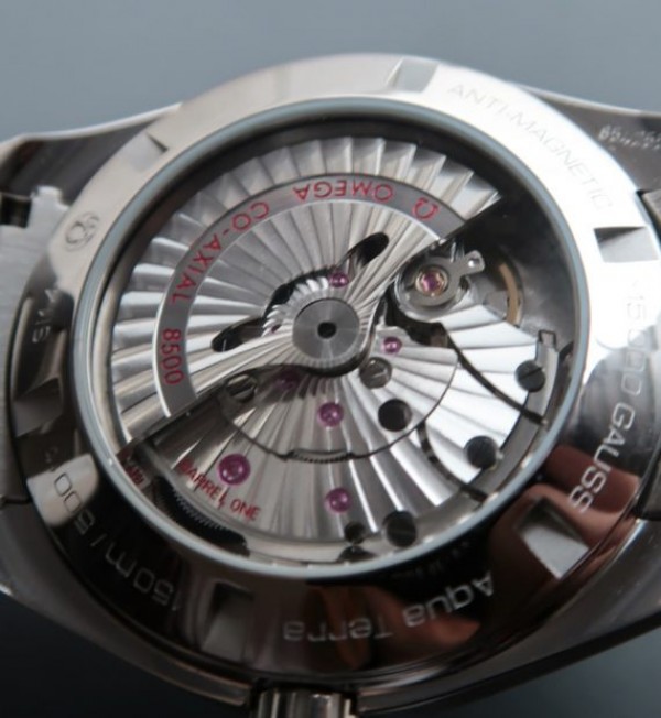 Replica Omega Aqua Terra 150M Black Wave Textured Dial SS Bracelet A8500 - Top club