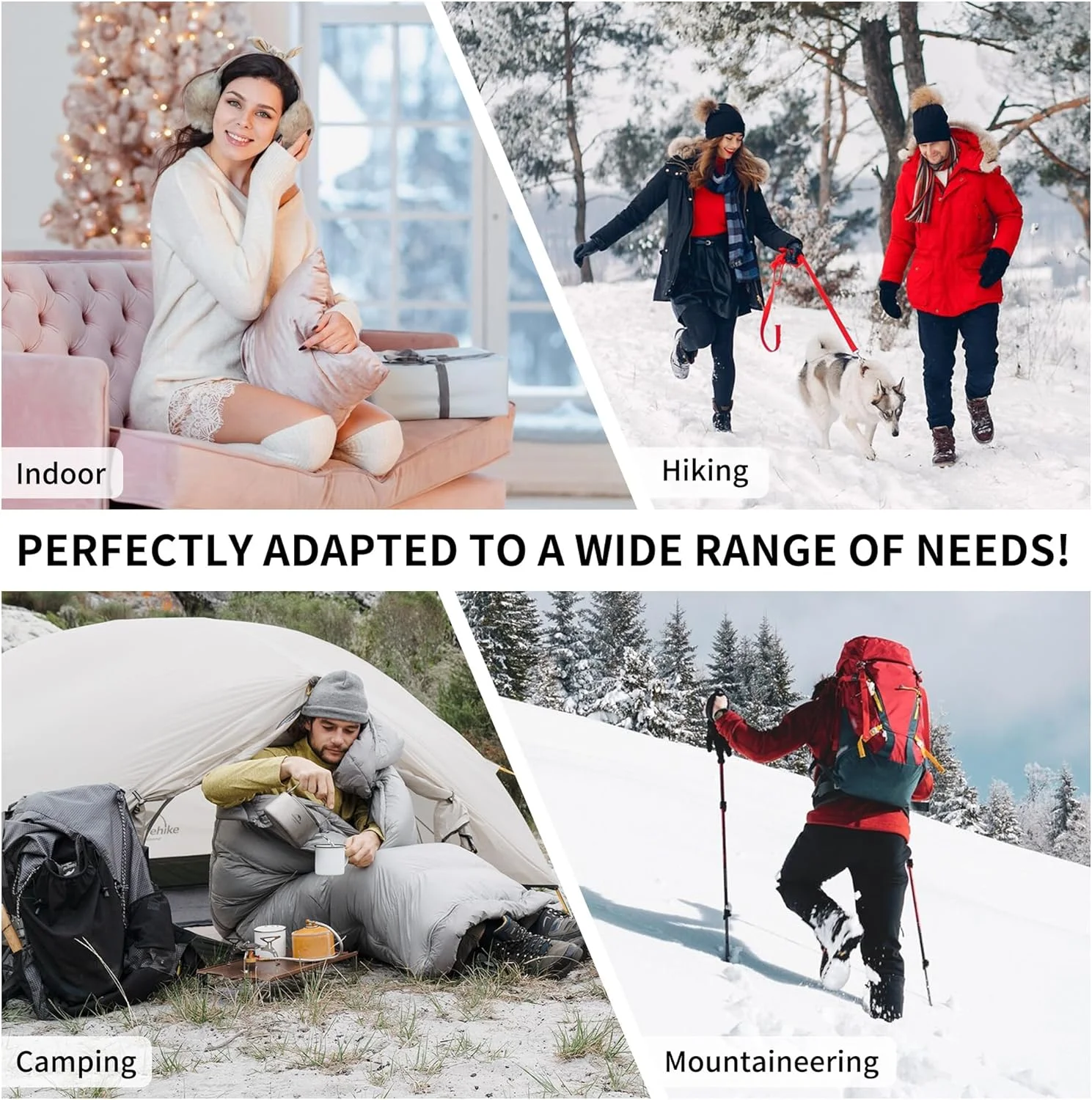 Naturehike Ultralight White Goose Down Sleeping Bag 750/550 Fill Power with Compression Sack - Image 14