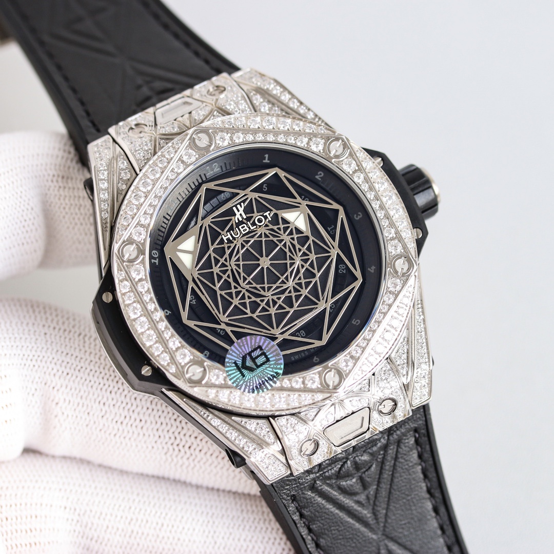 Hublot Big Bang Sang Bleu 45mm Automatic Men's Watch(1:1 replica) - Top club