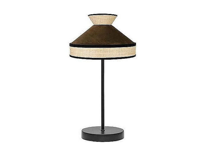Bureau avec finition marron modèle Fabrizio FABRILAMP