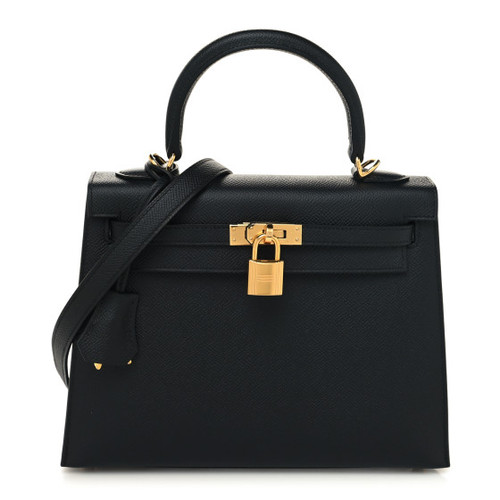 HERMES - Epsom Kelly Sellier 25 Black
