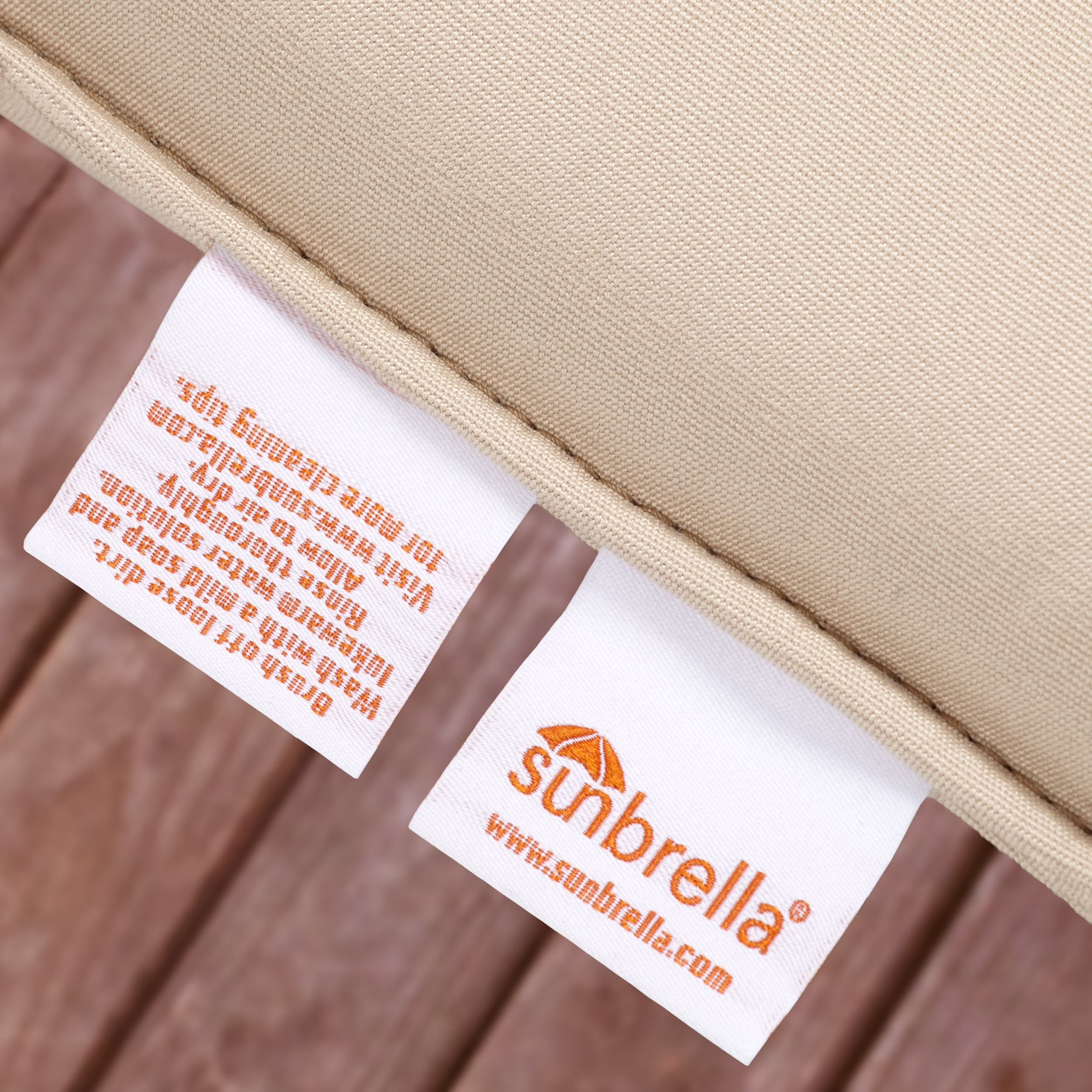 Mozaic Company Sunbrella Lido Indigo Indoor/ Outdoor Pillow (Set of 2) Sunbrella Lido Indigo / Cast Coral 16 in x 26 in