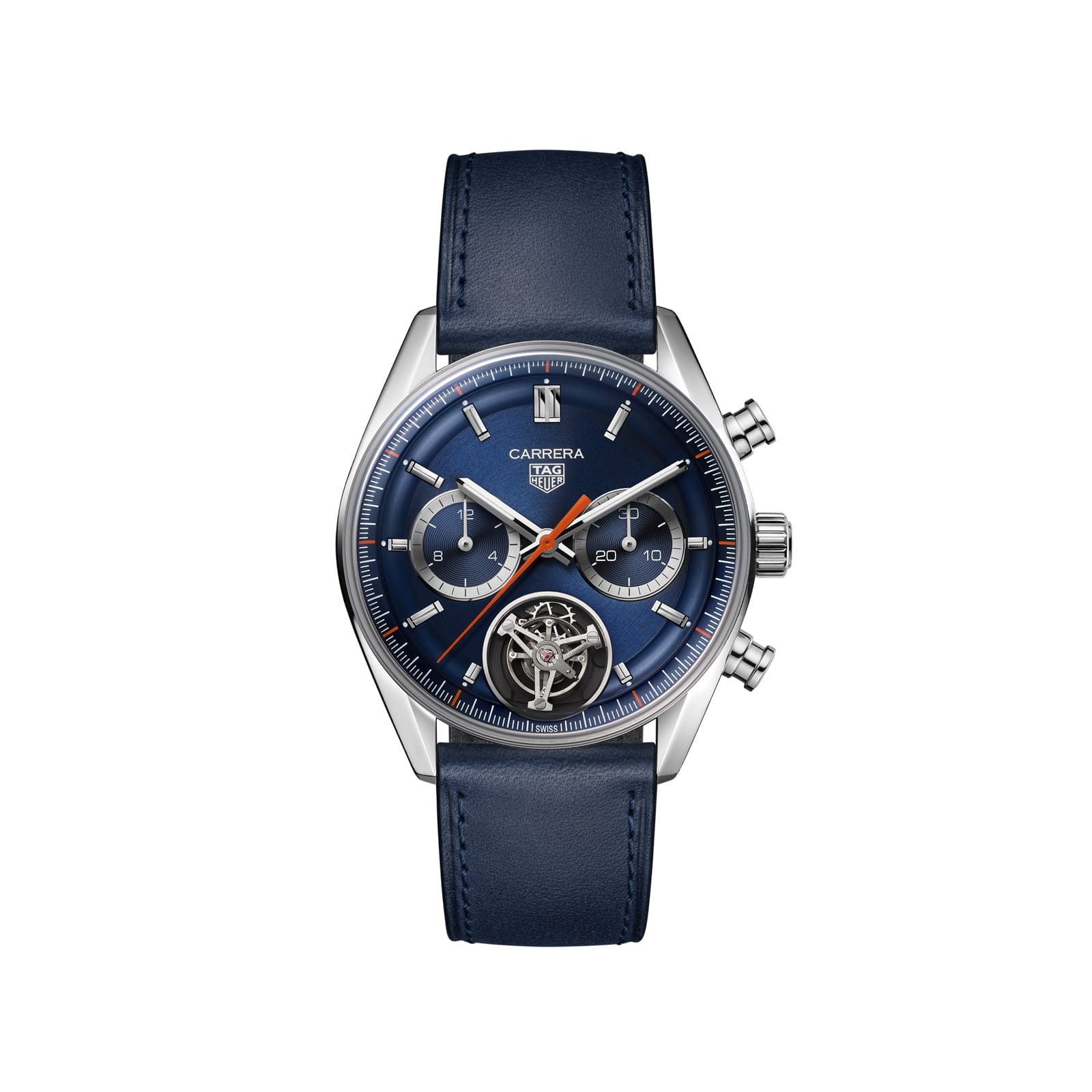 TAG Heuer Replica Watch CARRERA Chronograph Tourbillon Automatic 42 mm Steel(1:1 replica) - Top club