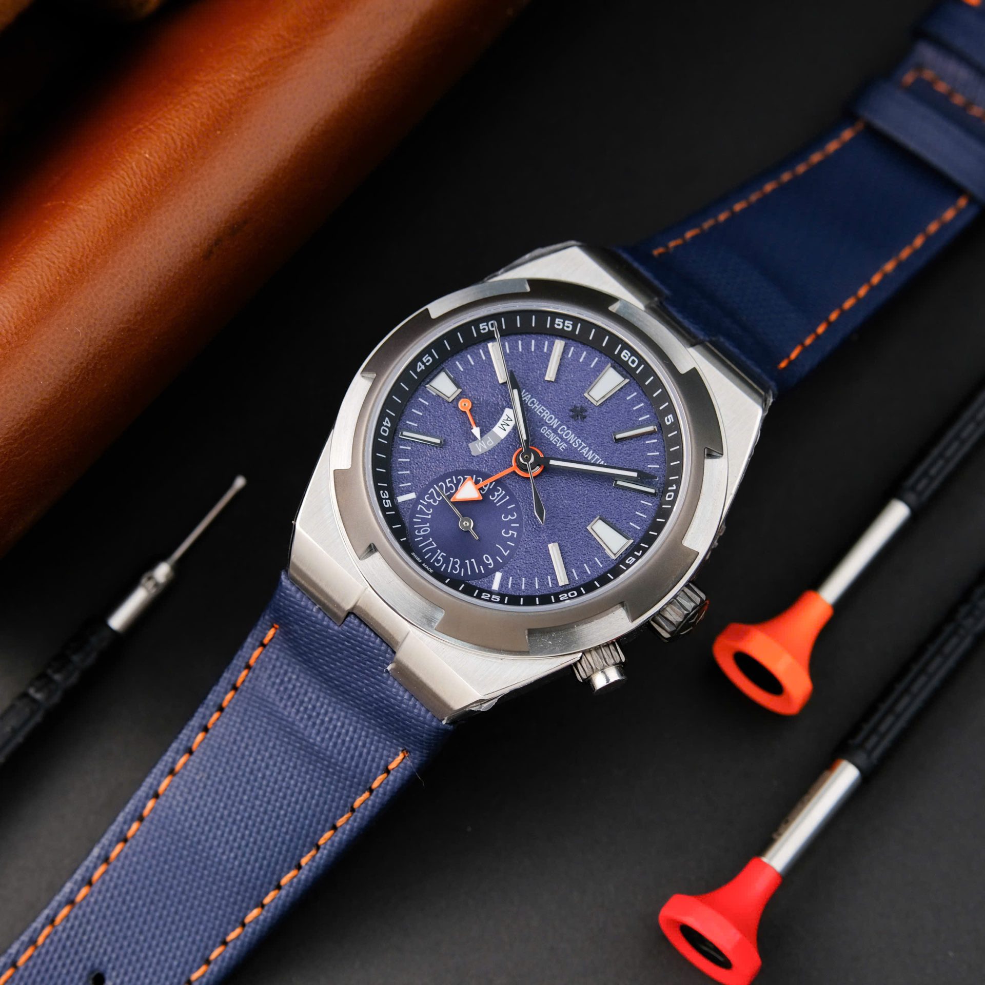 Vacheron Constantin Overseas Dual Time 7900V Replica Watches PZ Factory 41mm - Top club
