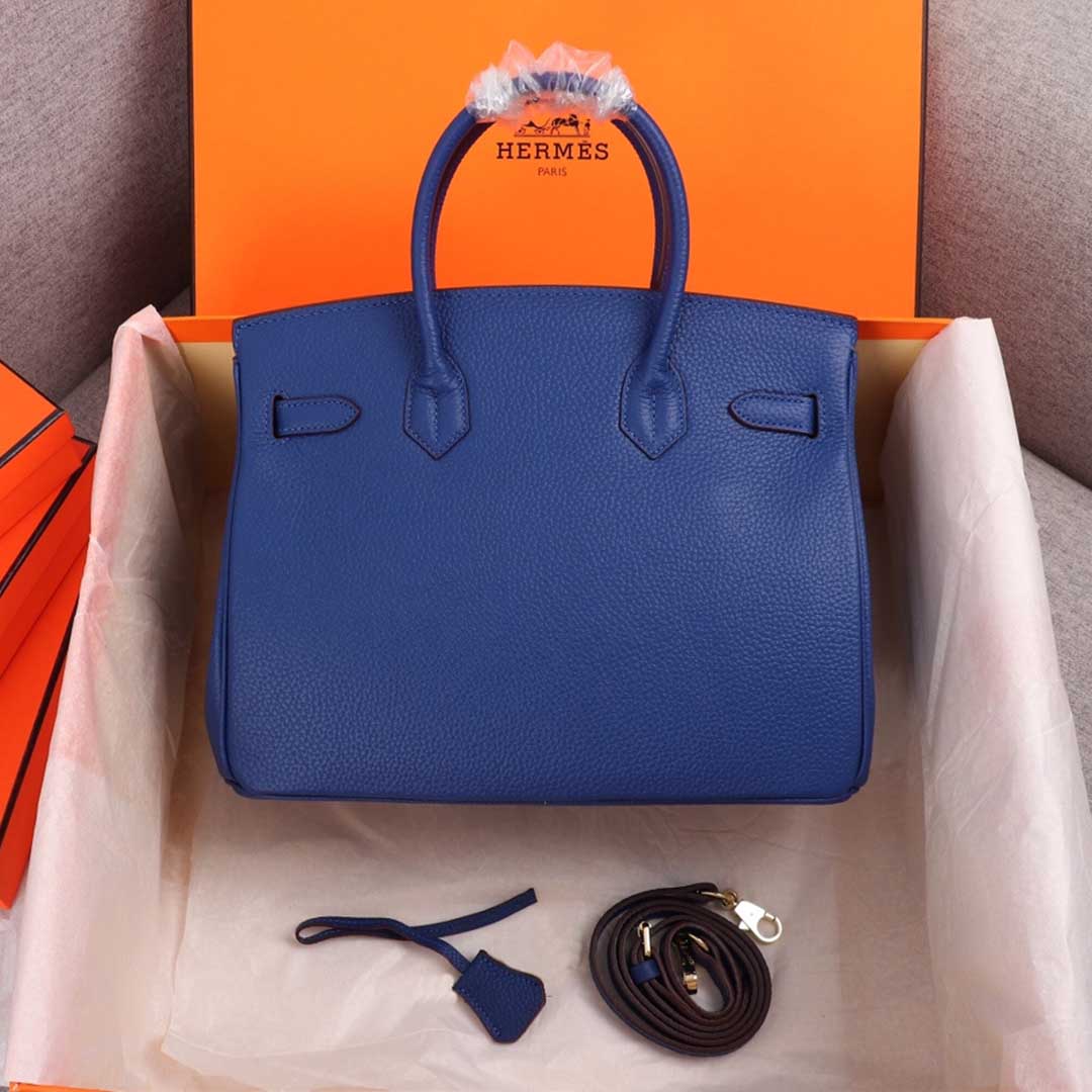Replica Hermes Aaa-Birkin 25/30/35 Bag Beige/Orange/Navy1:1High-quality replica