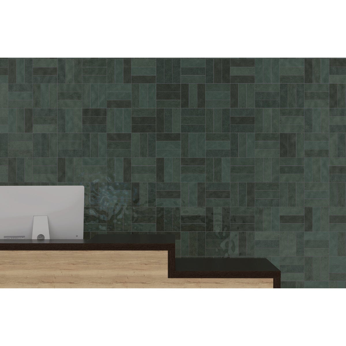 Emser Passion Verde 3 In. x 8 In. Glossy Porcelain Wall Tile (3.92 Sq. Ft. per Case)