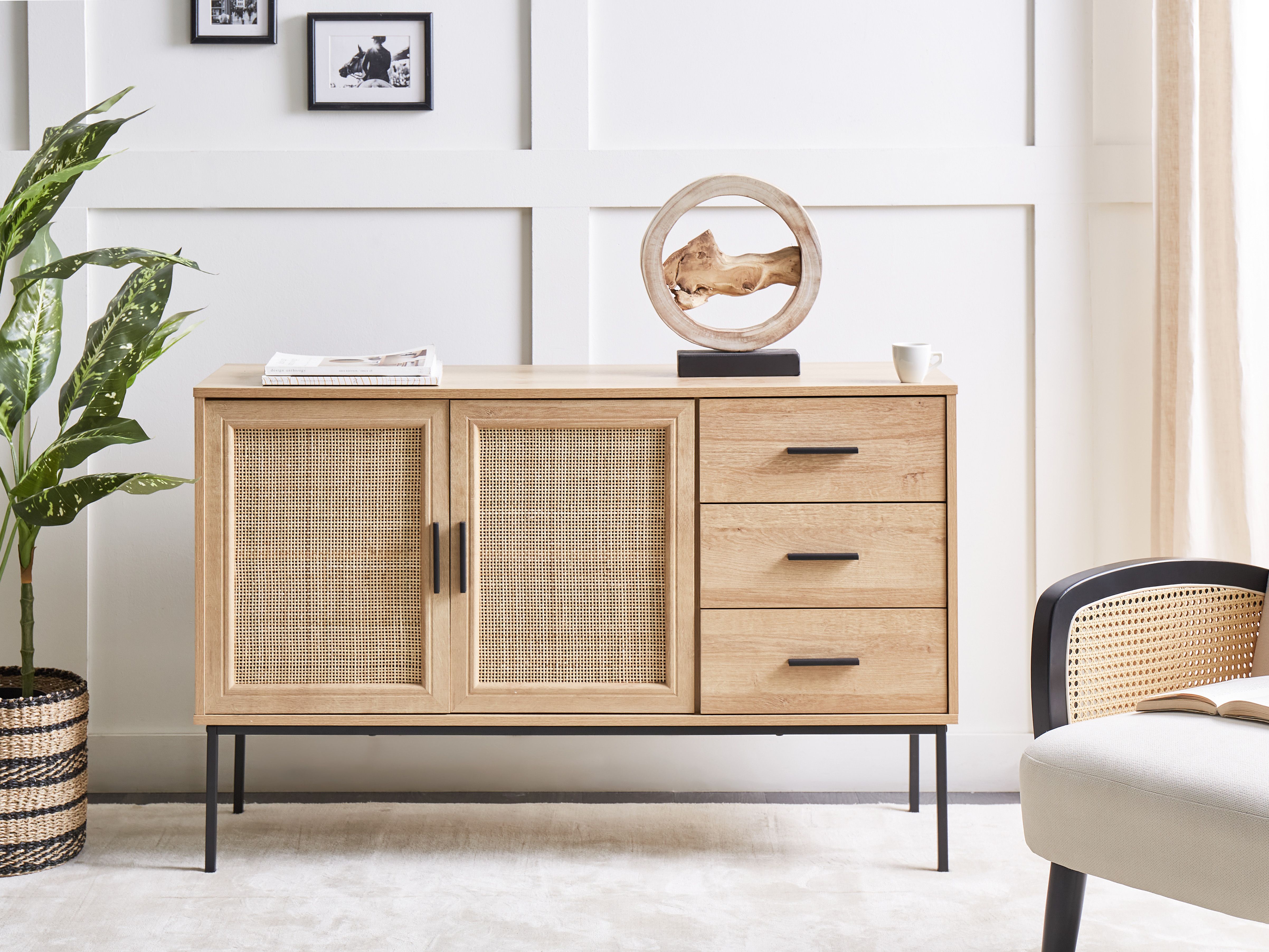 2 Door Sideboard PASCO Light Brown