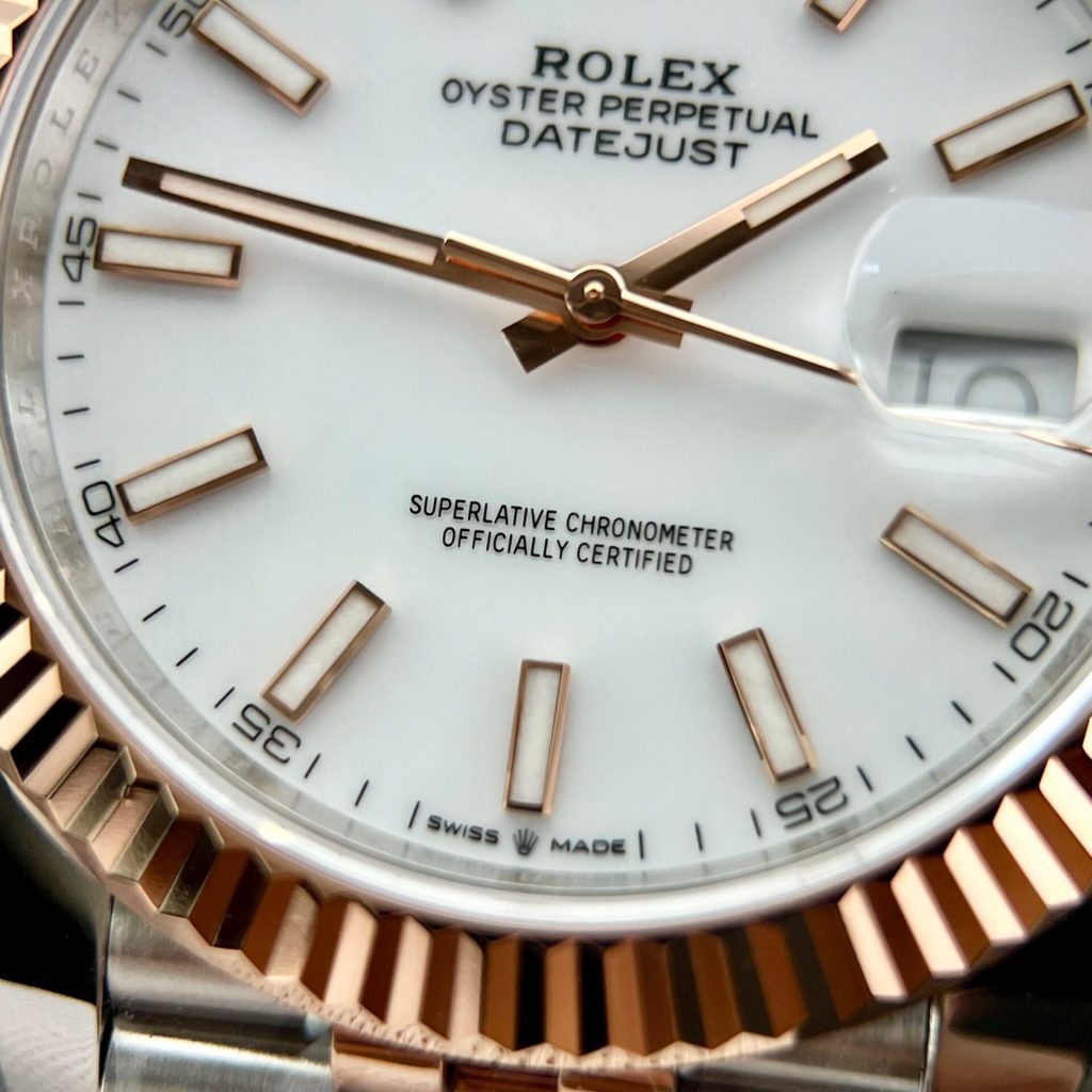 Rolex Replica Watches DateJust 126331 Demi Rose White Dial Clean Factory 41mm - Top club
