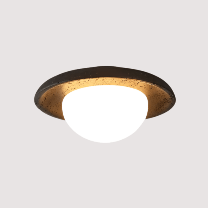 NatuurLicht – Stenen Plafondlamp – Stijlvolle Harmonie tussen Natuur en Design