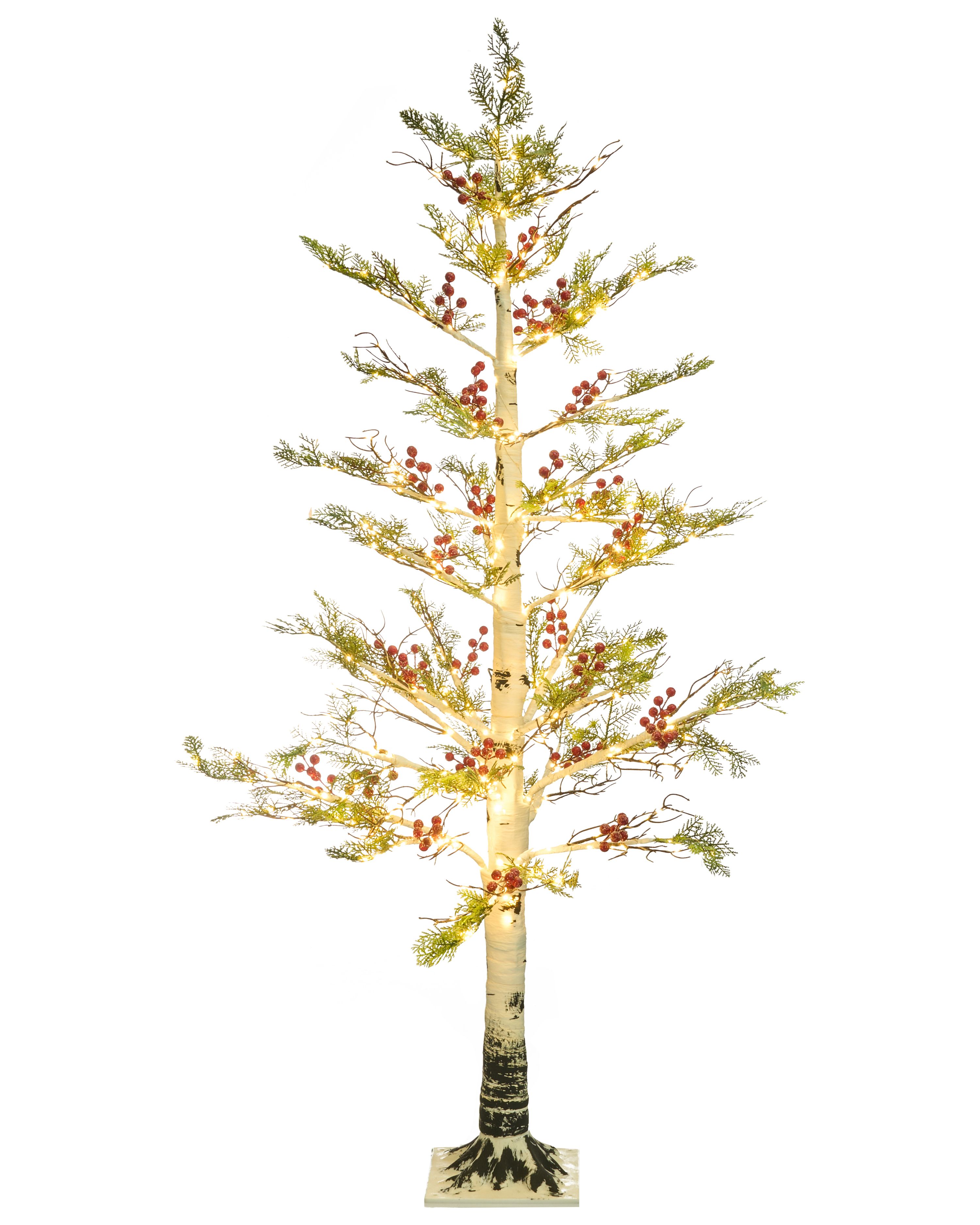 Outdoor Decoration LED VASSLEN Christmas Tree 160 cm White
