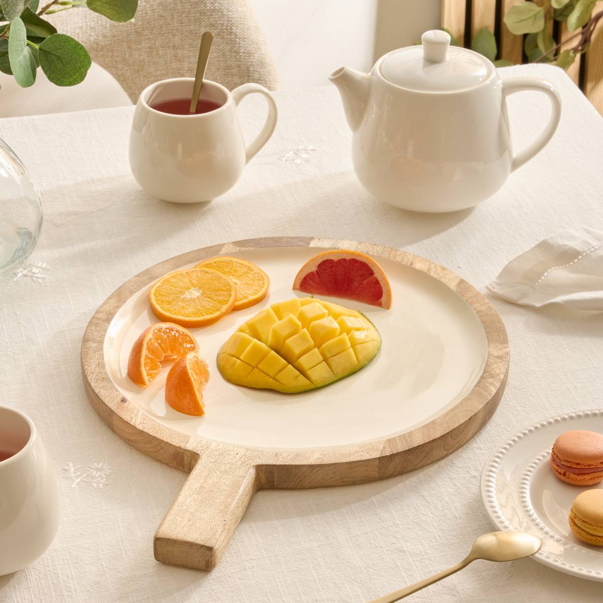 Plate"Inaya" Mango, 39.5x31 cm