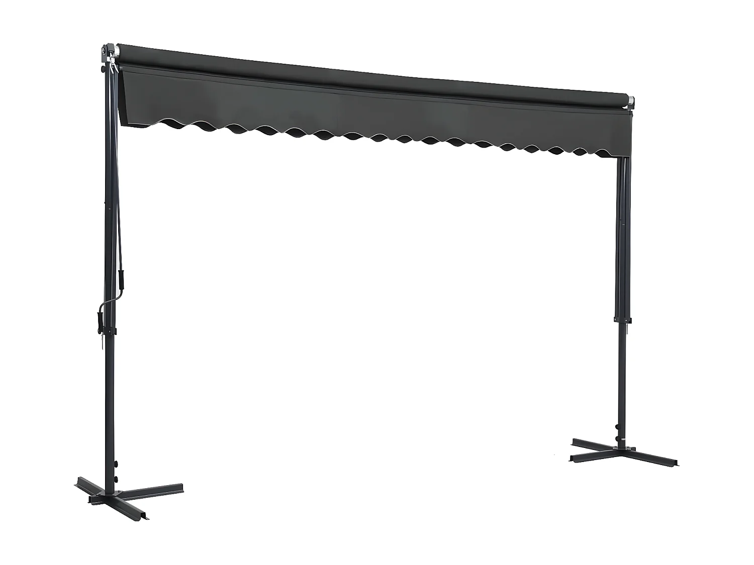 Auvent sur pied 400 x 300 cm Anthracite