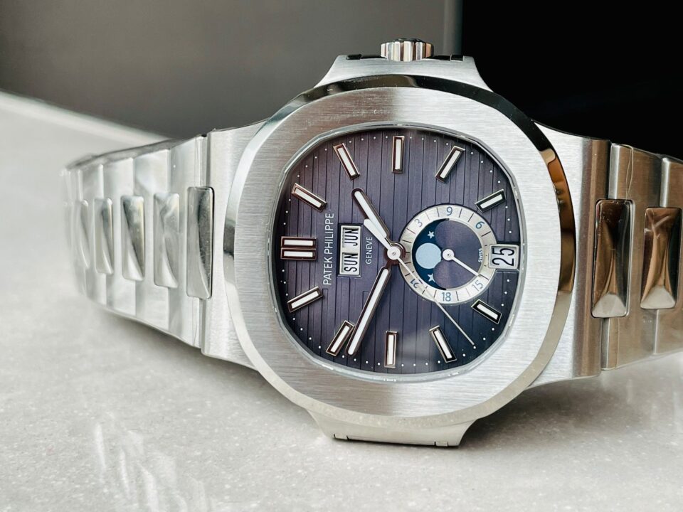 Replica PATEK PHILIPPENautilus 5726 Full Function Moonphase PPF 1:1 Best Blue Dial A324 - Top club