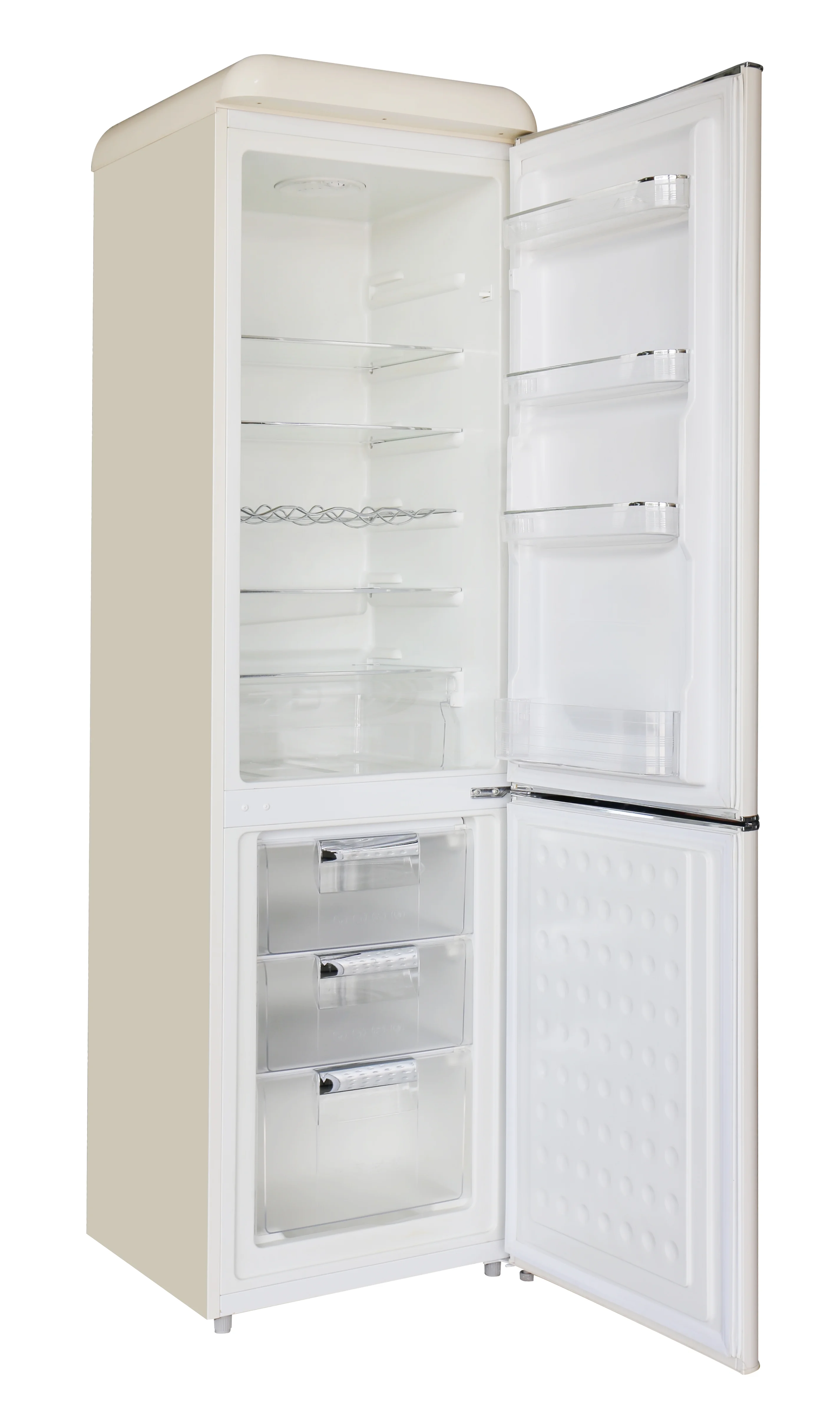 Frigidaire 9.0 Cu. Ft. Bottom Mount Retro Refrigerator, Black - Image 9