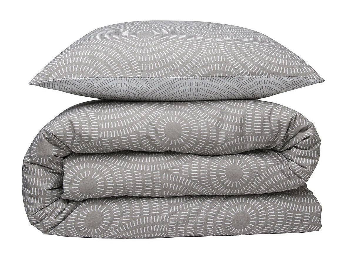 Parure de lit 2 personnes en polycoton 57 fils 240x220cm