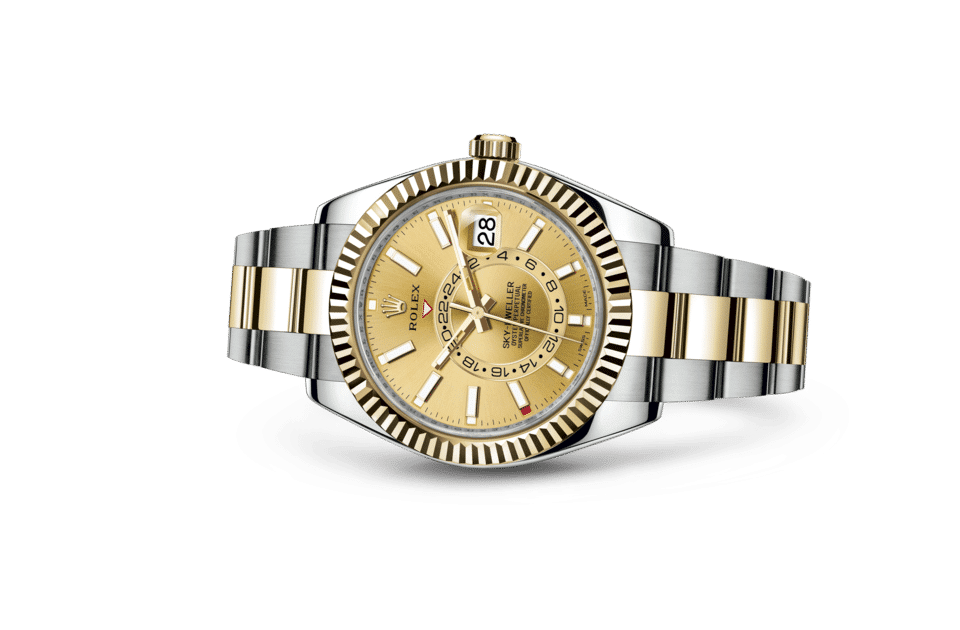 Rolex Sky-Dweller 42mm, Oystersteel and 18k Yellow Gold, Ref# 326933-0001(1:1 replica) - Top club