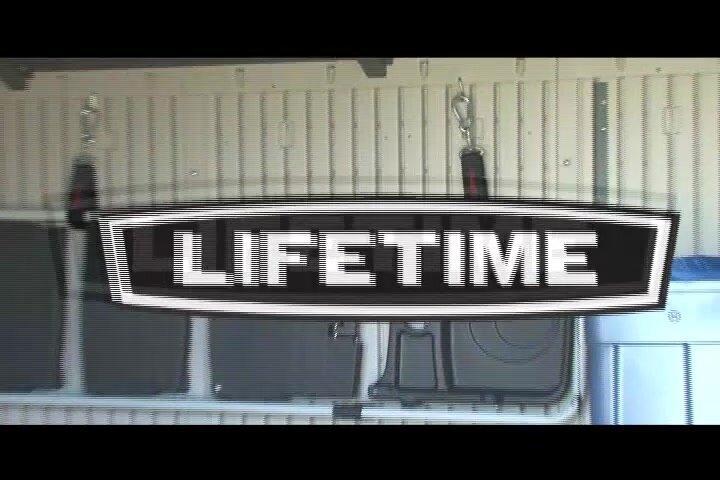 Lifetime Side Entry Plastic Storage Shed 15 ft W x 8 ft D Gray/Beige - 6446 - Image 5 Lifetime Side Entry Plastic Storage Shed 15 ft W x 8 ft D Gray/Beige - 6446 - Image 5