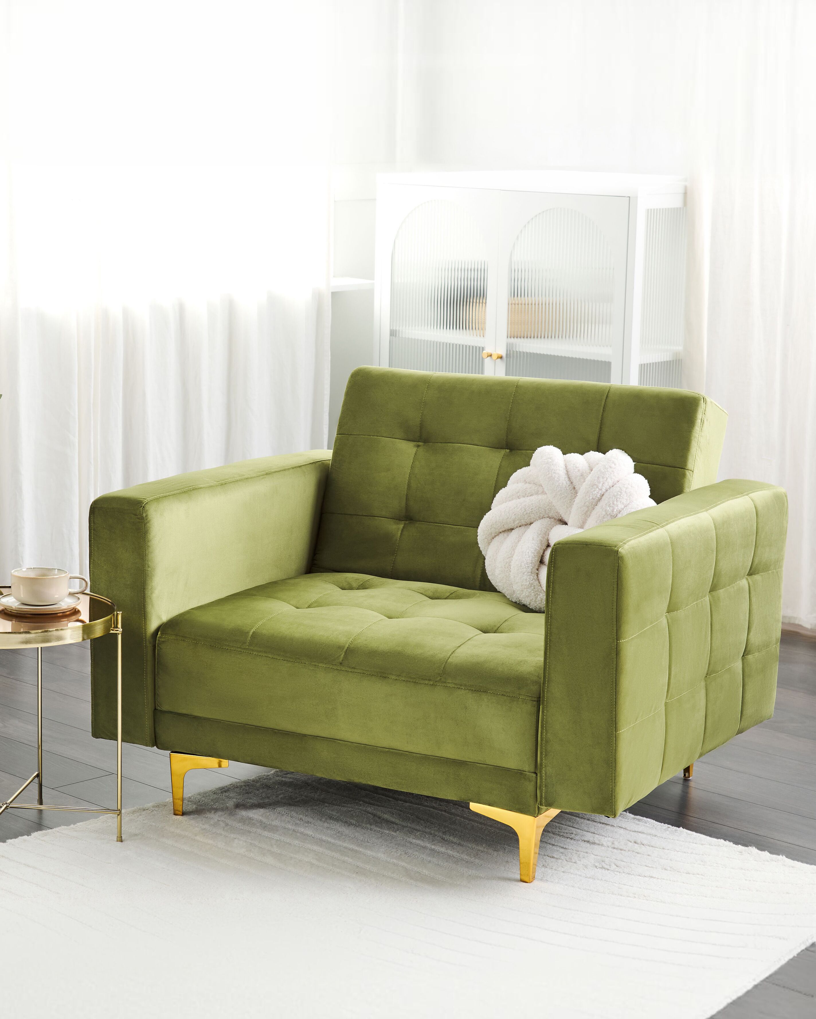 Armchair ABERDEEN Velvet Green