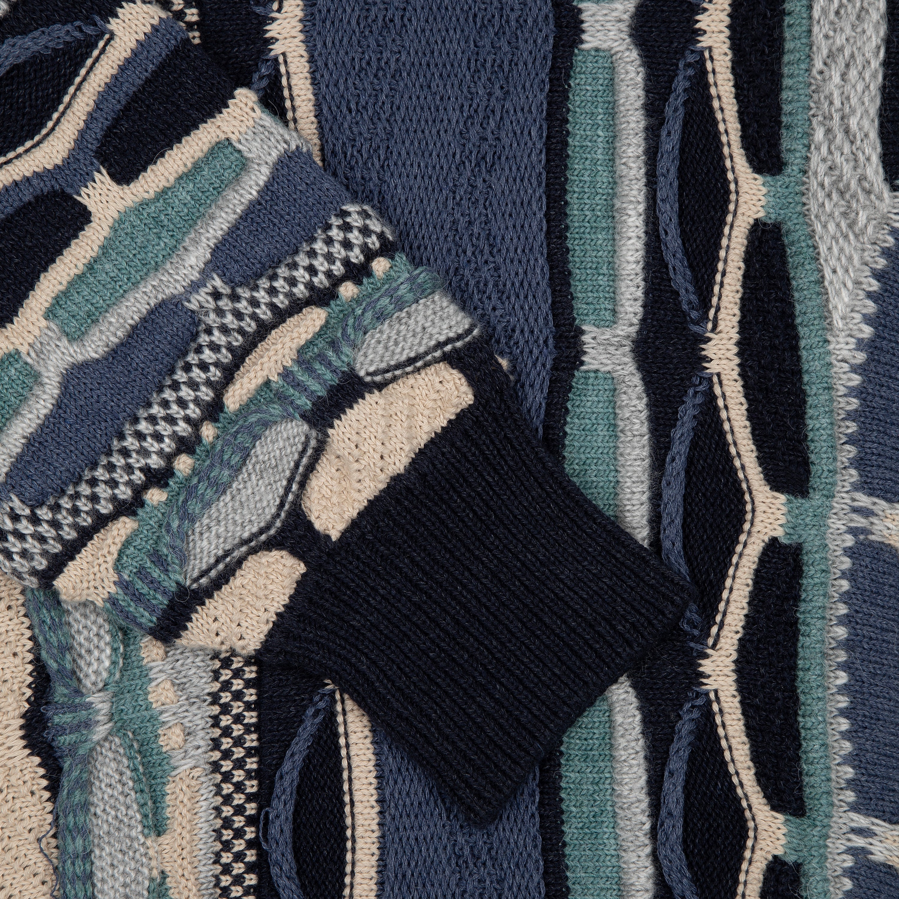 "yakuza v2" Knit dark blue