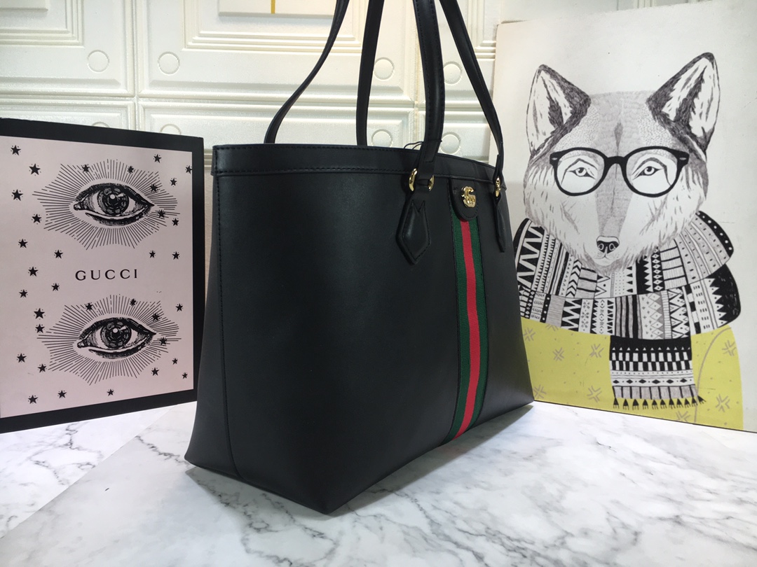 Replica Gucci Ophidia Leather Tote1:1High-quality replica