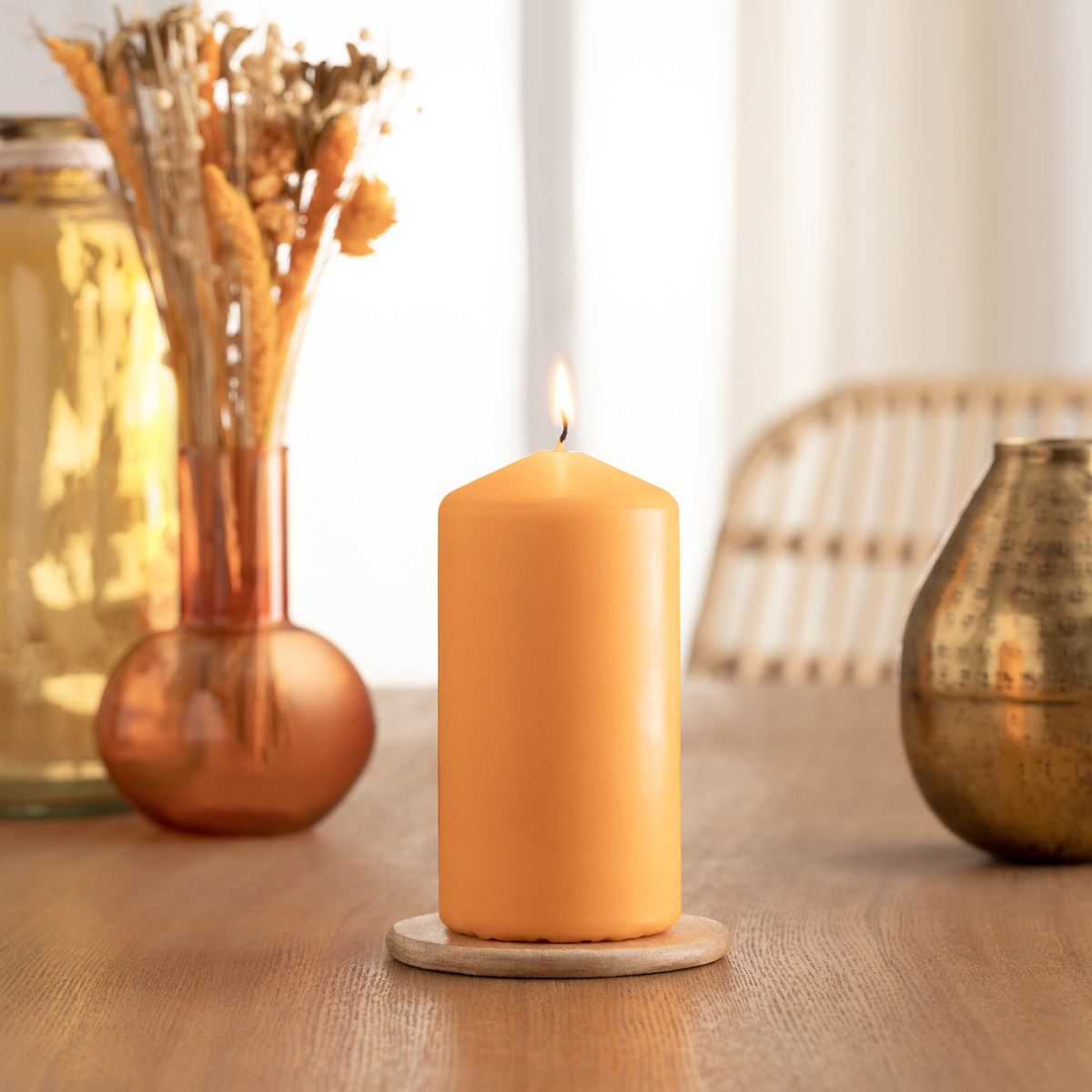 Scented candle "Nina" Exotic fruits, 400g