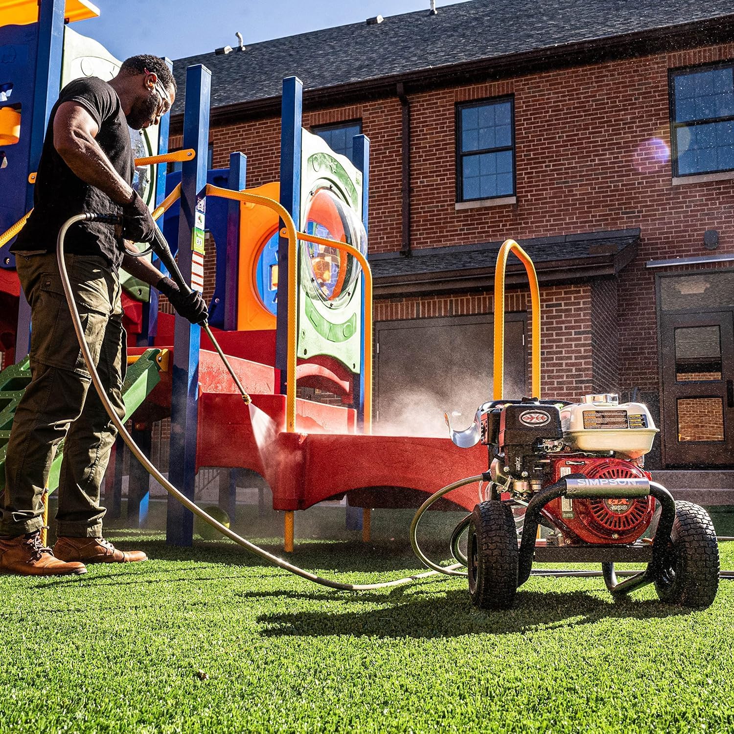 Simpson Gas Pressure Washer 3500 PSI 2.5 GPM With Honda GX200 Engine - PS61002-S - Image 9 Simpson Gas Pressure Washer 3500 PSI 2.5 GPM With Honda GX200 Engine - PS61002-S - Image 9