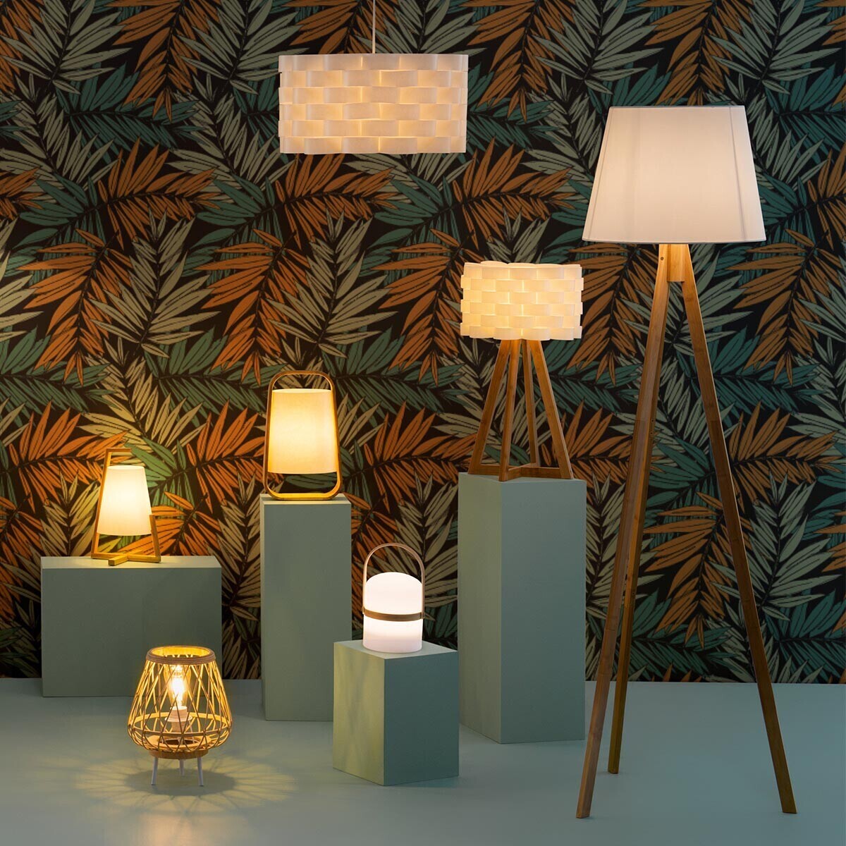 Outdoor lamp "Kiara" White, H.27 cm